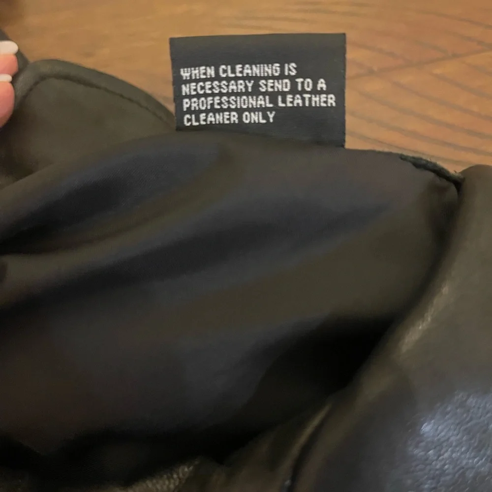 Brandon James Longline Lambskin Leather Coat - Picture 7 of 8